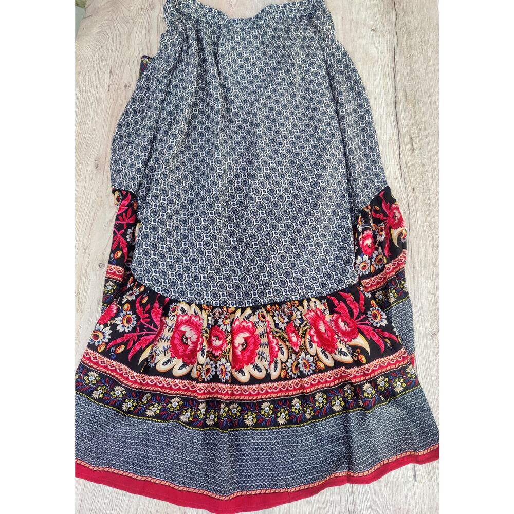 The Pyramid Collection Patchwork Boho Maxi Skirt … - image 3